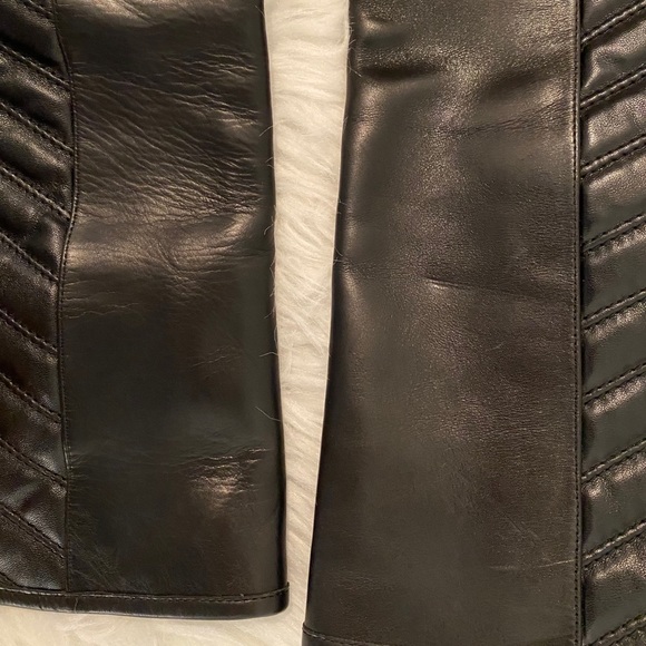 Stuart Weitzman Raceway Leather Quilted Tall Boots - Picture 9 of 16